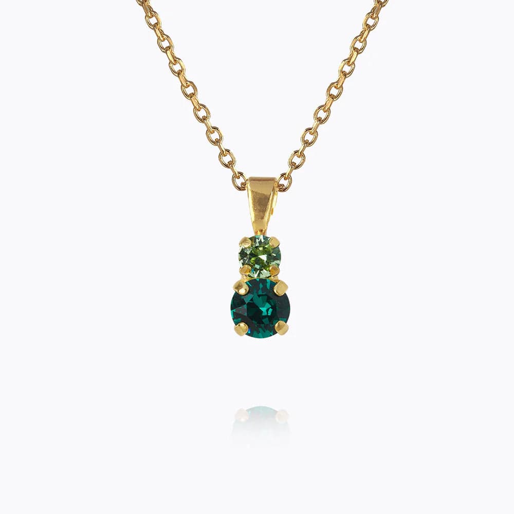 Caroline Svedbom halskjeder Leah necklace - green combo