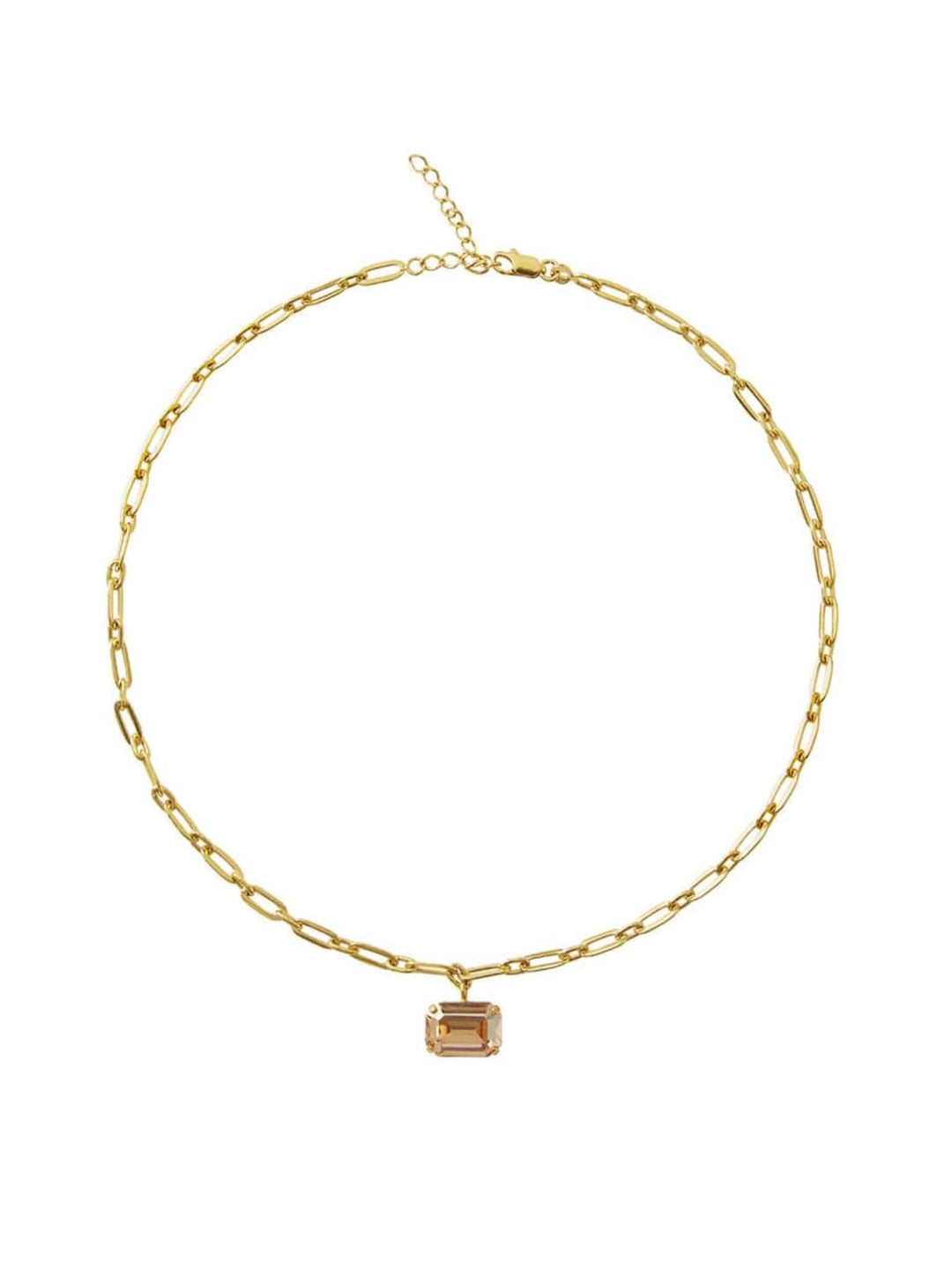 Caroline Svedbom halskjeder Mini Lydia necklace - golden shadow