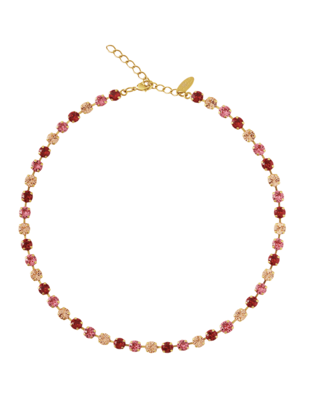 Caroline Svedbom halskjeder Nicola necklace - red/scarlet combo