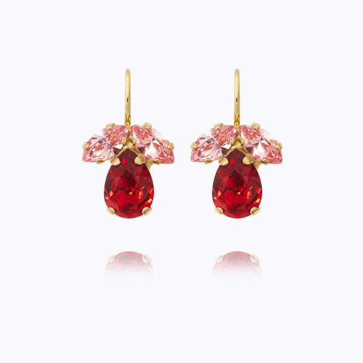 Caroline Svedbom øredobber Petite Timo earrings - scarlet combo