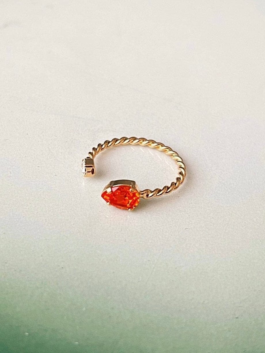 Caroline Svedbom ringer Nani ring - tangerine