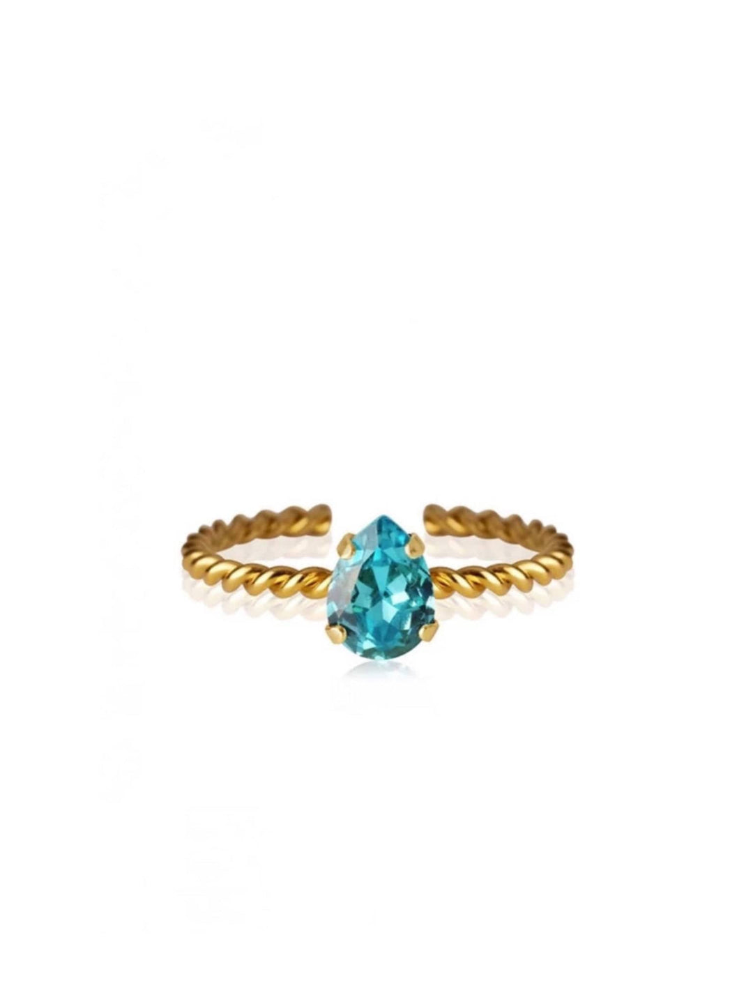 Caroline Svedbom ringer Niki ring - light turquoise