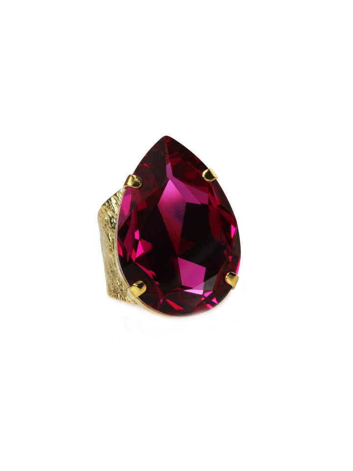 Caroline Svedbom ringer Perfect drop ring - fushia