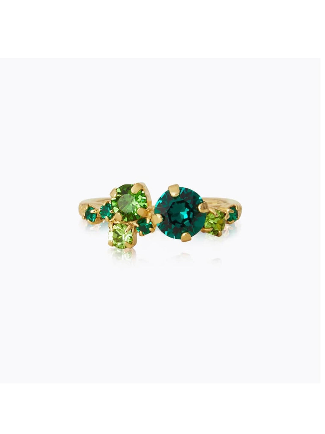 Caroline Svedbom ringer Stardust ring - green combo