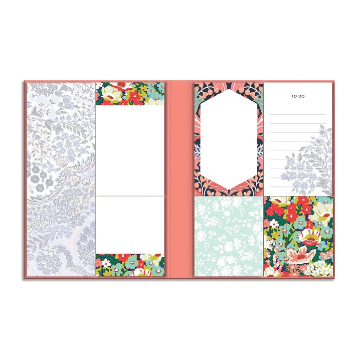 Diverse Papirvarer bøker Liberty London Floral Sticky Notes Hard Cover Book