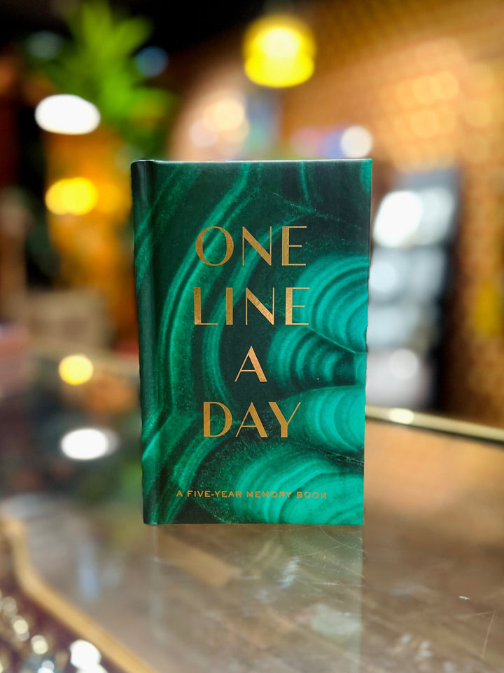 Diverse Papirvarer bøker Malachite Green One Line a Day: A Five-Year Memory Book