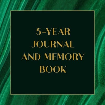 Diverse Papirvarer bøker Malachite Green One Line a Day: A Five-Year Memory Book