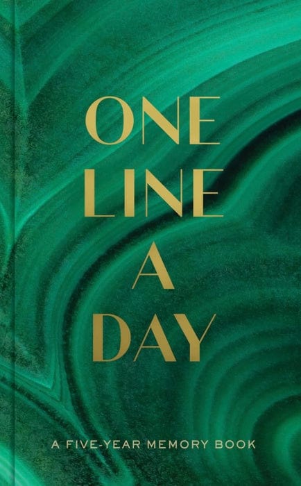 Diverse Papirvarer bøker Malachite Green One Line a Day: A Five-Year Memory Book