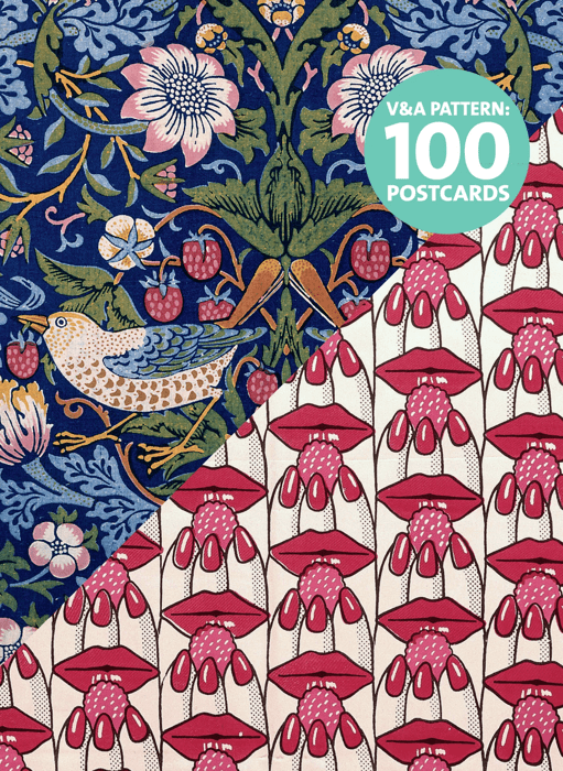 Diverse Papirvarer bøker V&A Patterns: 100 Postcards