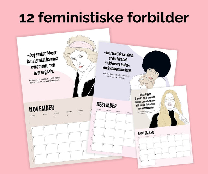 Frøken Dianas Salonger bøker Feministisk kalender 2025