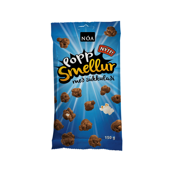 Nòi Sirius Godteri og sjokolade Nóa Súkkuladi Poppsmellur - sjokoladetrukket popcorn