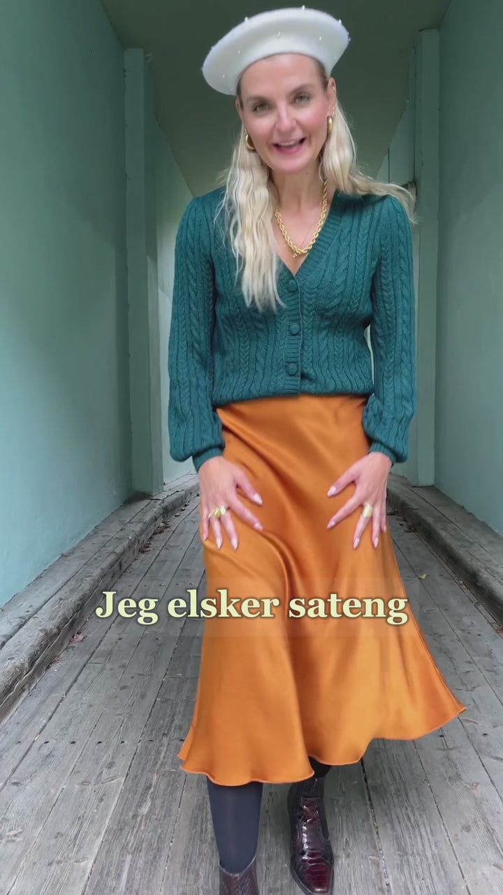 Bibi Star Satin skjørt