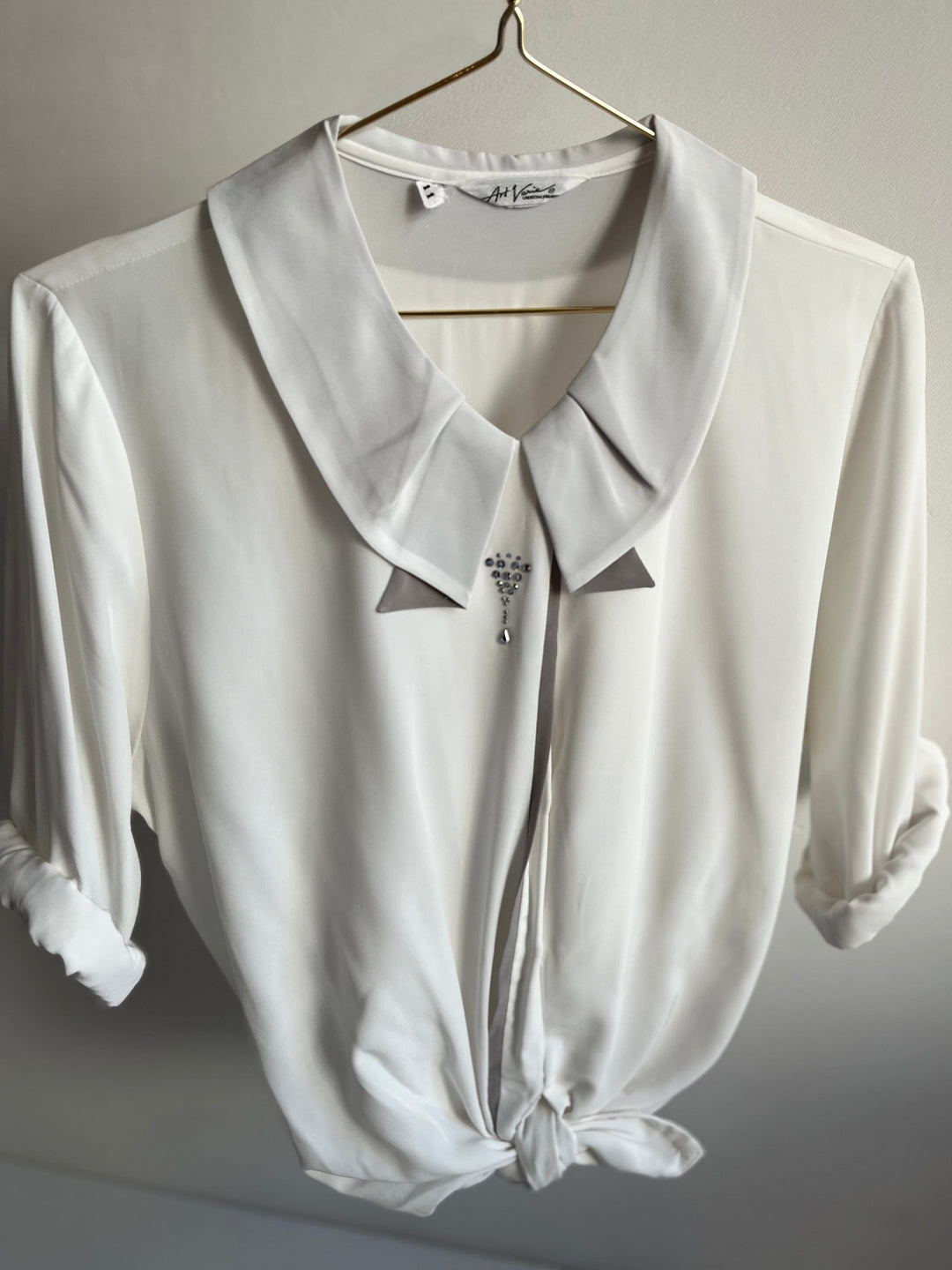 Vintage Vintage bluser M Vintagebluse - Elegant, str M