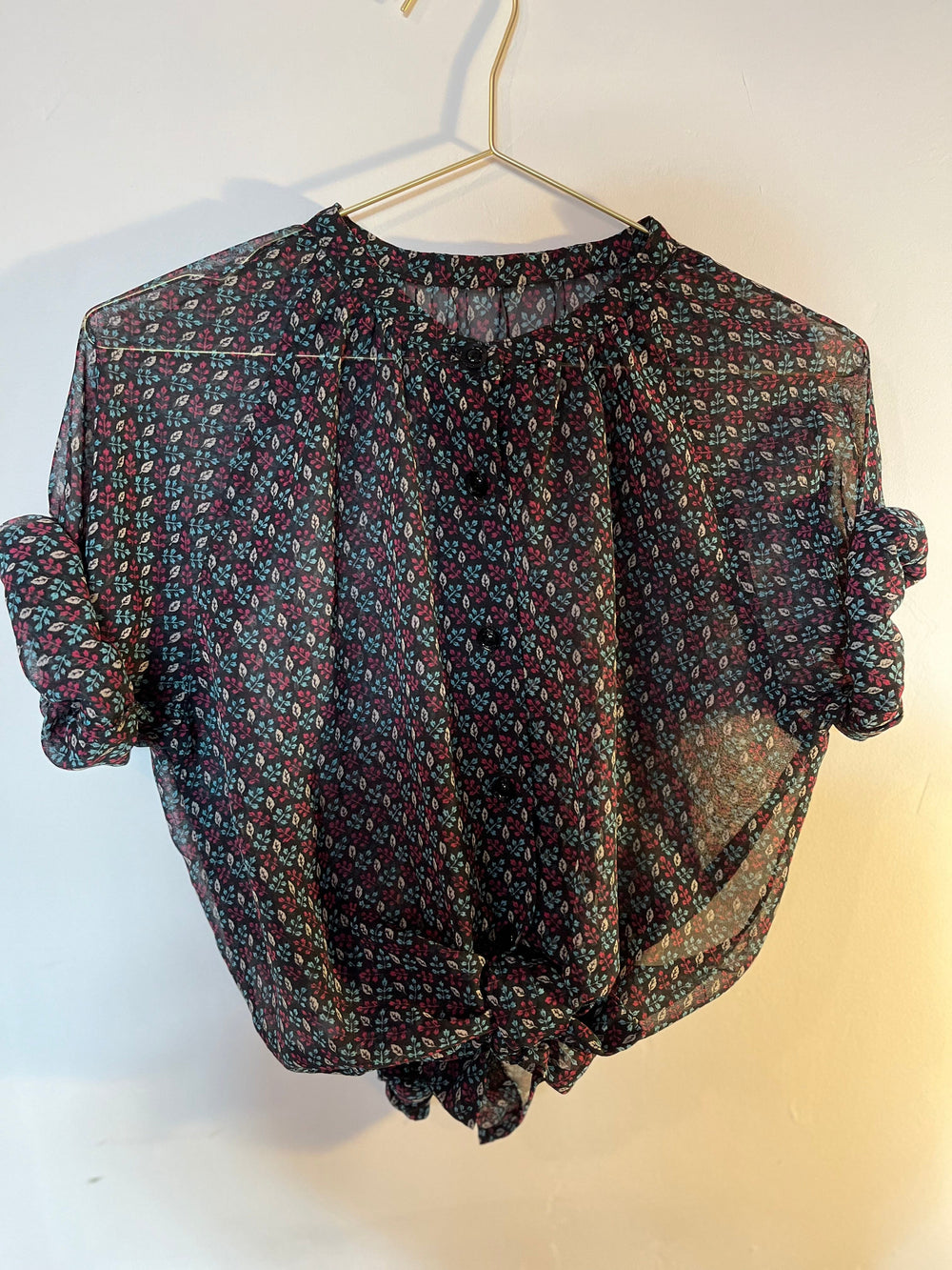 Vintage Vintage bluser L Vintagebluse - Kronblader, str L