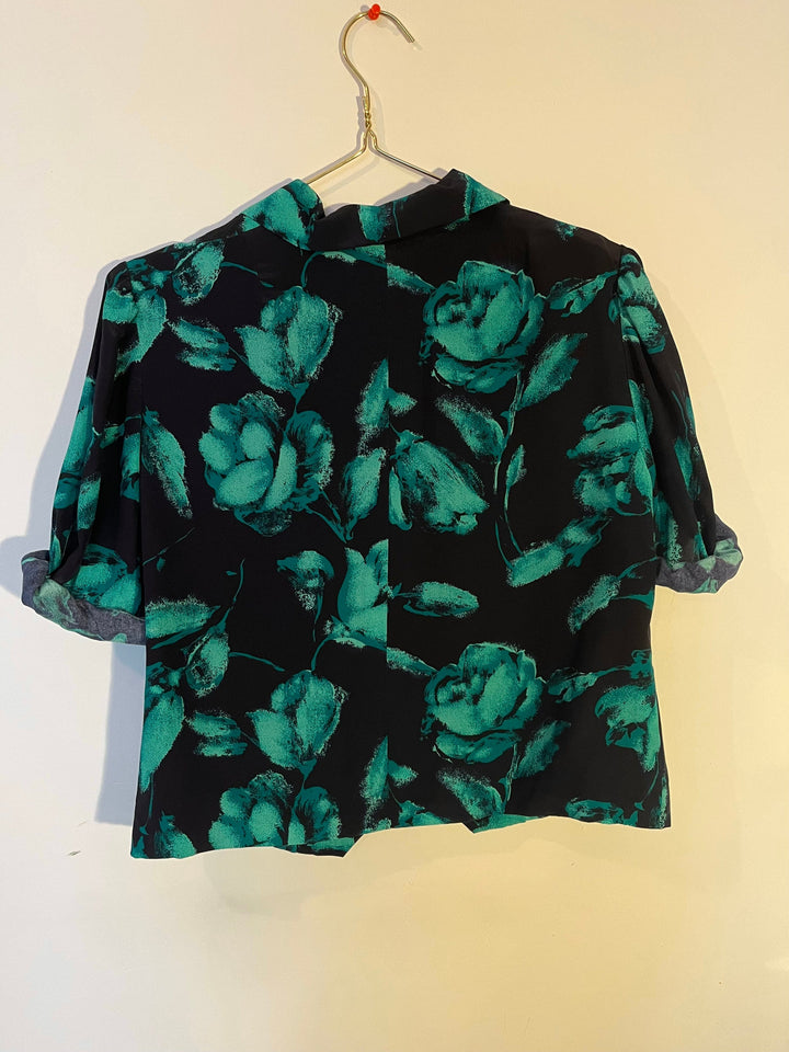 Vintage Vintage bluser S Vintagebluse - Nattblomster, str S