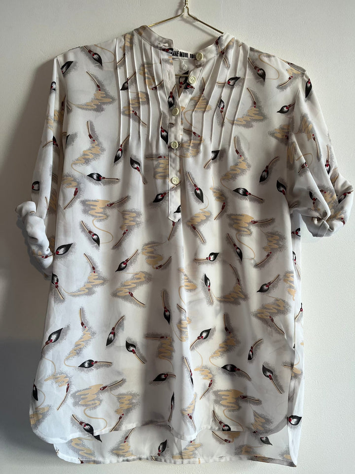 Vintage Vintage bluser S Vintagebluse - Pensel, str S