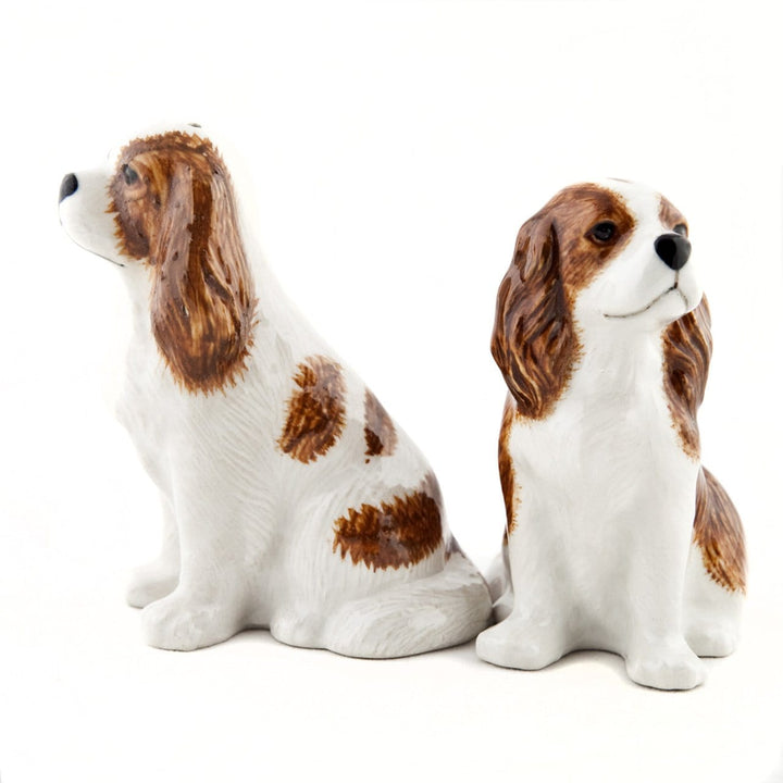 Quail Ceramics interiør Cavalier King Charles - salt og pepper