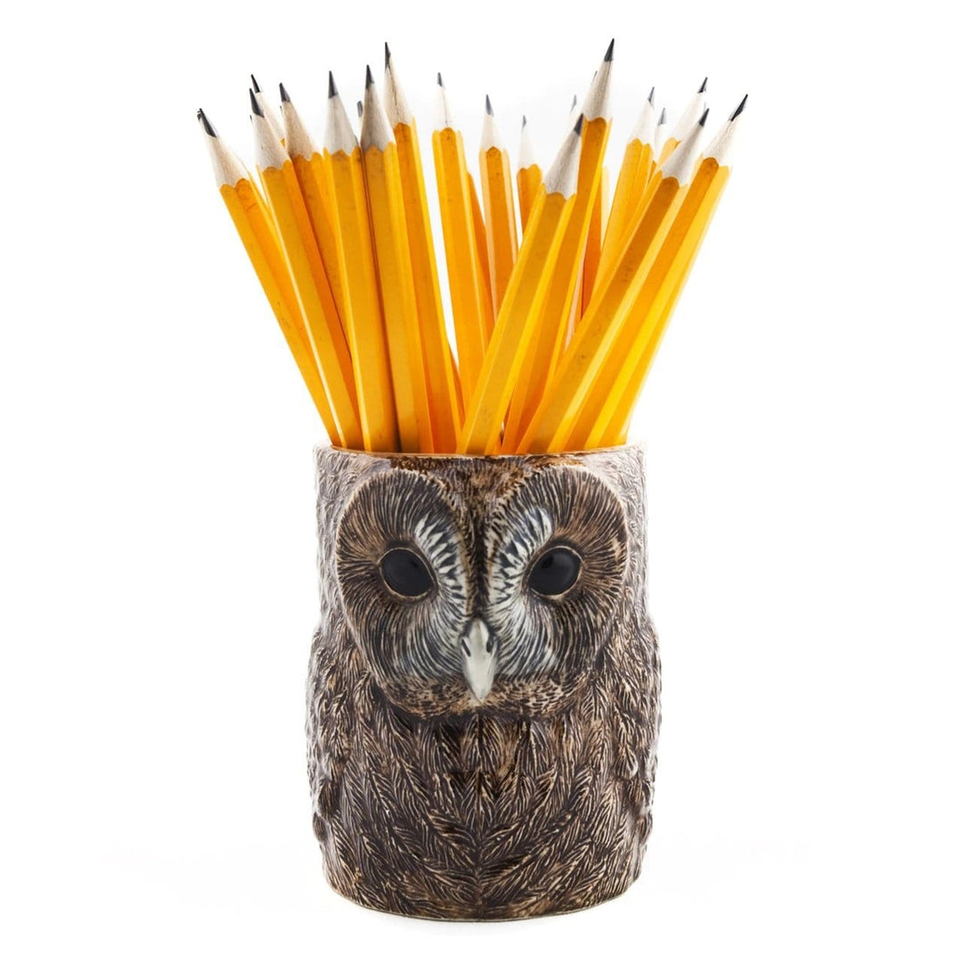 Quail Ceramics interiør Tawny Owl - pencil pot