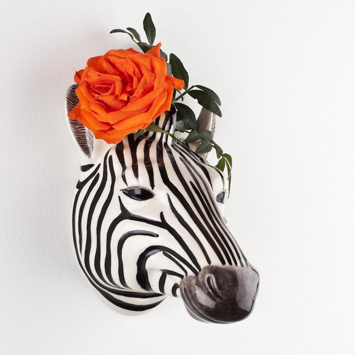 Quail Ceramics interiør Zebra - wall vase large